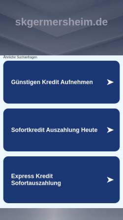 Vorschau der mobilen Webseite www.skgermersheim.de, Schießsport im Landkreis Germersheim