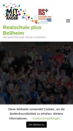 Vorschau der mobilen Webseite rs-plus-bellheim.de, Realschule plus Bellheim