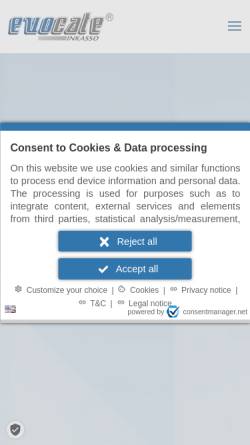 Vorschau der mobilen Webseite evocate-inkasso.de, Evocate Inkasso