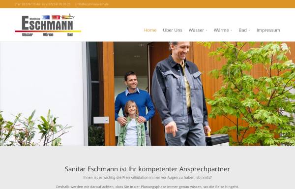 Vorschau von www.eschmann-ksh.de, Sanitär Eschmann