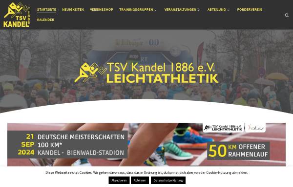 Vorschau von leichtathletik2.tsvkandel.de, TSV Kandel e.V.