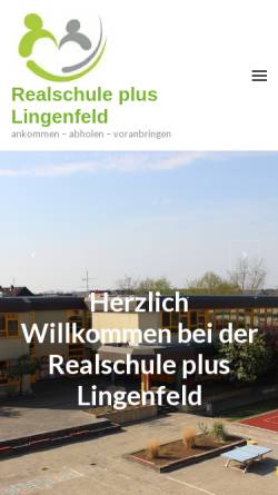 Vorschau der mobilen Webseite rsplus-lingenfeld.de, Realschule plus Lingenfeld