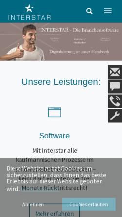 Vorschau der mobilen Webseite www.i2plus-interstar.de, i2plus GmbH