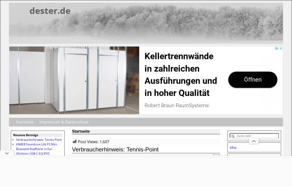 Vorschau von www.dester.de, Dester.de Hardware - Software - Webdesign