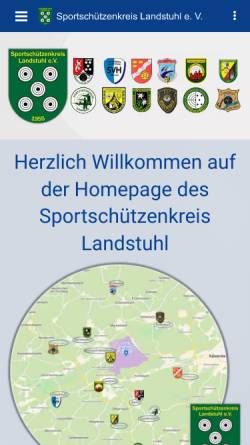 Vorschau der mobilen Webseite ssk-landstuhl.de, Sportschützenkreis Landstuhl e. V.