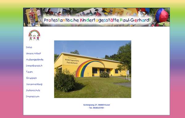 Vorschau von www.kiga-kusel.de, Ev. Kindertagesstätte Paul-Gerhardt - Kusel