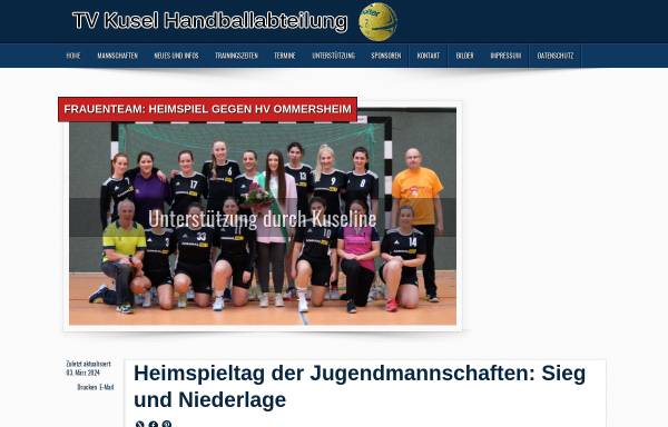 Vorschau von www.handball-kusel.de, Kusel Handball