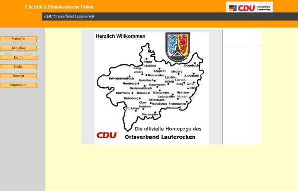 Vorschau von www.glantal-online.de, CDU Ortsverband Lauterecken