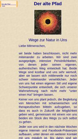 Der alte Pfad