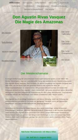 Vorschau der mobilen Webseite www.don-agustin.de, Camp Agustin