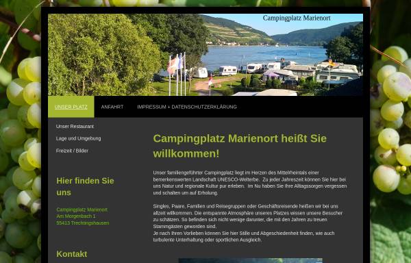 Vorschau von www.campingplatz-marienort.de, Campingplatz Marienort