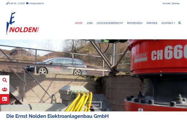 Vorschau von www.nolden-eab.com, Ernst Nolden Elektroanlagenbau GmbH