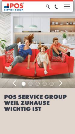 Vorschau der mobilen Webseite pos-sg.com, POS Service Group