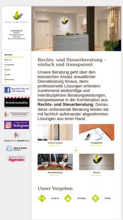 Vorschau der mobilen Webseite www.fachanwaelte-neuwied.de, Fachanwälte Hofmann - Walker - Grünewald