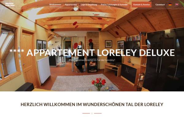 Vorschau von www.appartement-loreley.de, Ferienwohnung Loreley