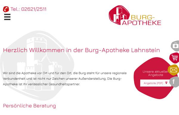 Vorschau von www.burg-apotheke-lahnstein.de, Burg Apotheke Lahnstein