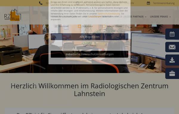 Vorschau von www.rzlahnstein.de, Radiologisches Zentrum Lahnstein