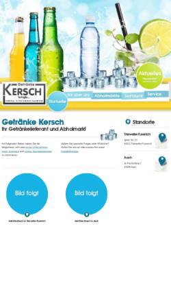 Vorschau der mobilen Webseite www.getraenke-kersch.de, Getränke Kersch