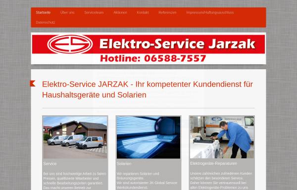 Vorschau von jarzak.de, Jarzak Elektro-Service