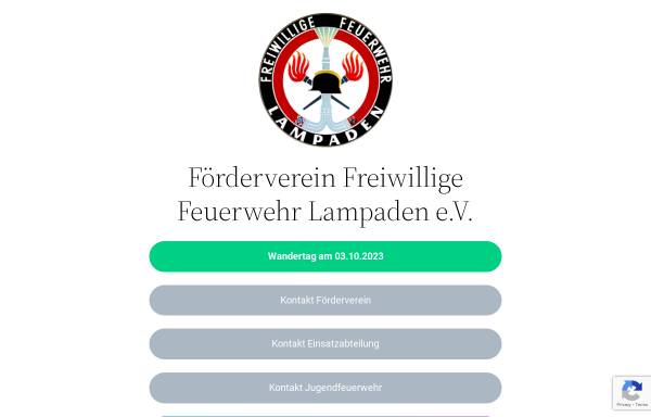 Vorschau von www.feuerwehr-lampaden.de, Freiwillige Feuerwehr Lampaden