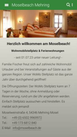 Wohnmobil-Stellplatz del Mosel