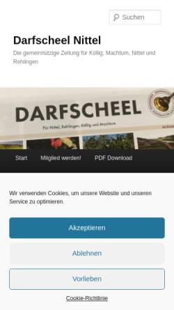 Vorschau der mobilen Webseite darfscheel.de, Darfscheel Nittel