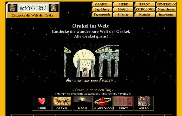 Vorschau von www.orakelimweb.de, Orakel im Web