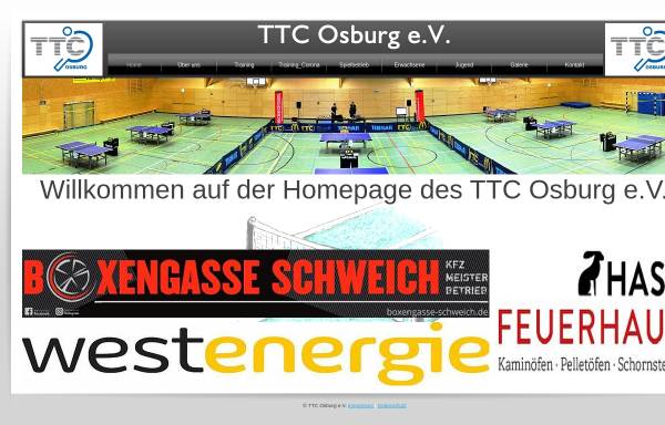 Vorschau von ttc-osburg.de, Tischtennisclub Osburg