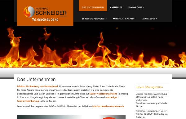 Vorschau von schneider-kaminbau.de, Schneider GmbH