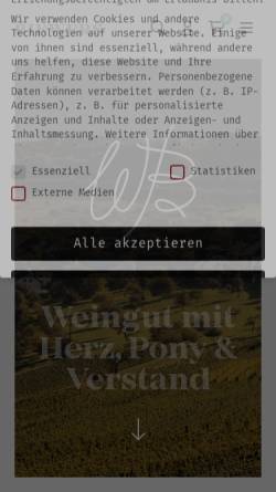 Vorschau der mobilen Webseite www.weingut-biewers.de, Weingut Biewers