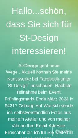 Vorschau der mobilen Webseite st-design-thomm.de, St-Design Stephanie Wilkin