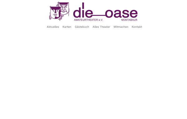 Vorschau von www.die-oase.info, Amateurtheater die oase e.V.