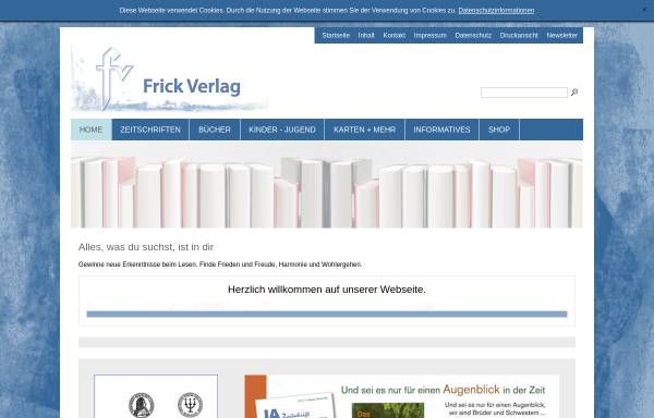 Vorschau von www.frickverlag.de, Frick Verlag
