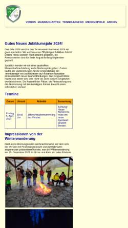 Vorschau der mobilen Webseite www.tcr74.de, Tennisclub Rennerod TCR '74 e. V.