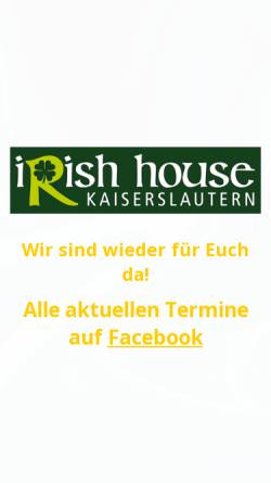 Vorschau der mobilen Webseite www.irishhouse.de, Irish House
