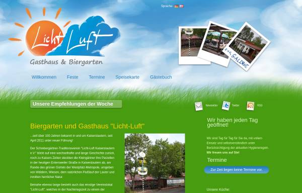 Vorschau von www.gasthaus-lichtluft.de, Gasthaus Licht Luft