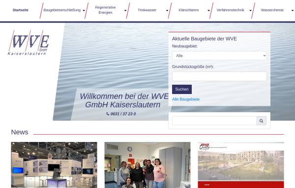 Vorschau von www.wve-kl.de, WVE