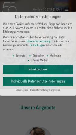 Vorschau der mobilen Webseite www.notmuetterdienst.de, Notmütterdienst Mittelrhein