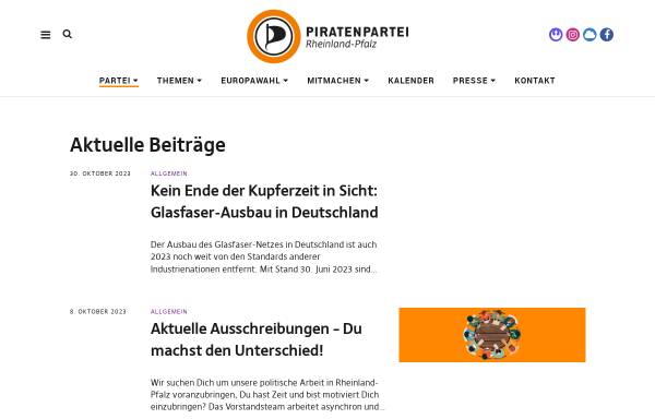 Vorschau von www.piratenpartei-koblenz.de, Piratenpartei Kreisverband Koblenz/Mayen-Koblenz