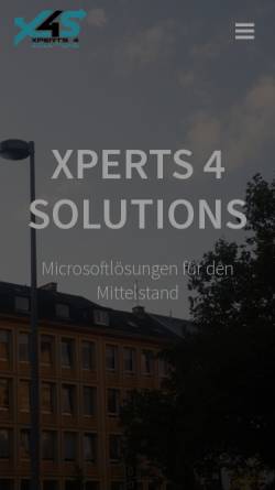 Vorschau der mobilen Webseite xperts4solutions.de, Xperts 4 Solutions