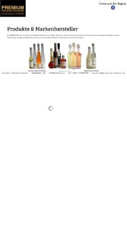 Vorschau der mobilen Webseite www.premium-destillate.de, Premium-Destillate Stephan Graef