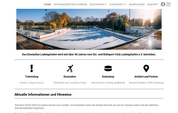 Vorschau von www.ercl.org, Eis- und Rollsport – Club Ludwigshafen e.V.