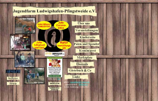 Vorschau von www.jufalu.de, Jugendfarm Ludwigshafen-Pfingstweide e.V.