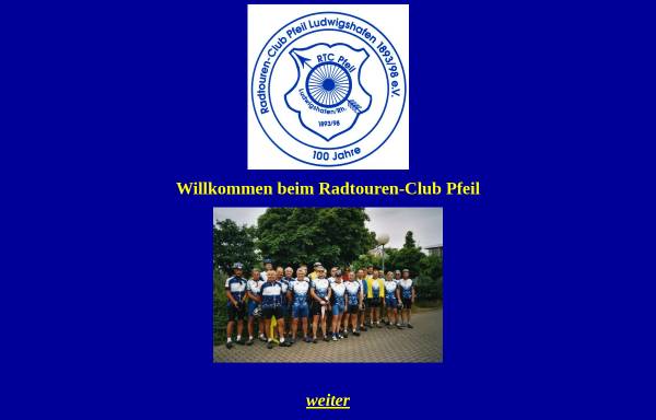 Vorschau von www.rtcpfeil.de, Radtouren-Club Pfeil