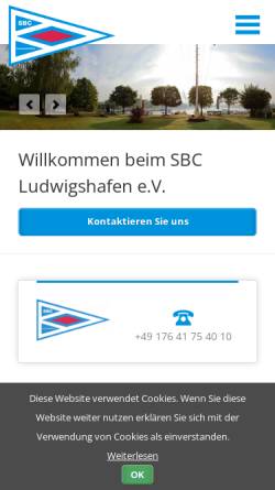 Vorschau der mobilen Webseite www.sbc-ludwigshafen.de, SBC-Ludwigshafen/Rh.