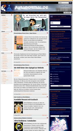 Vorschau der mobilen Webseite www.paranormal.de, Paranormal Deutschland