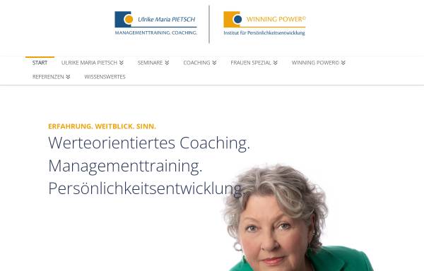 Ulrike Maria Pietsch - Managementtraining