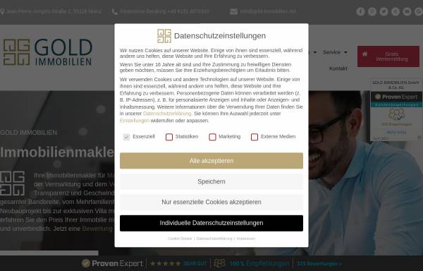 Vorschau von www.gold-immobilien.net, Gold Immobilien