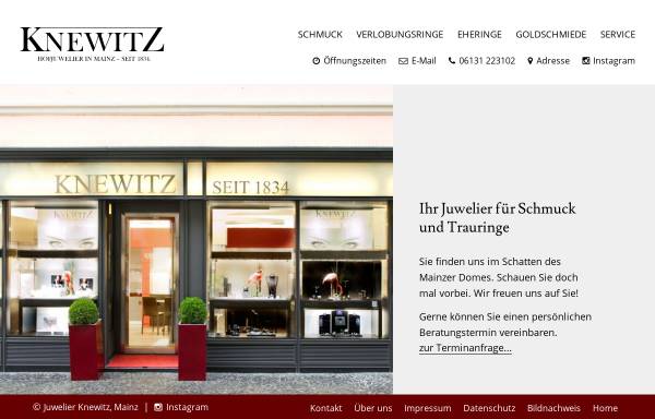 Vorschau von www.juwelier-knewitz.de, Juwelier Knewitz