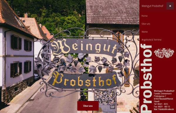 Vorschau von www.probsthof.de, Weingut Probsthof